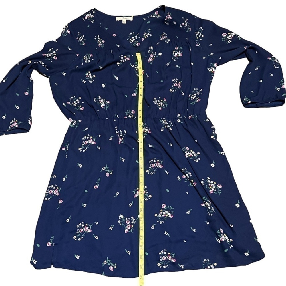 SEREIN Navy Floral Women’s Dress Size L - Picture 14 of 14